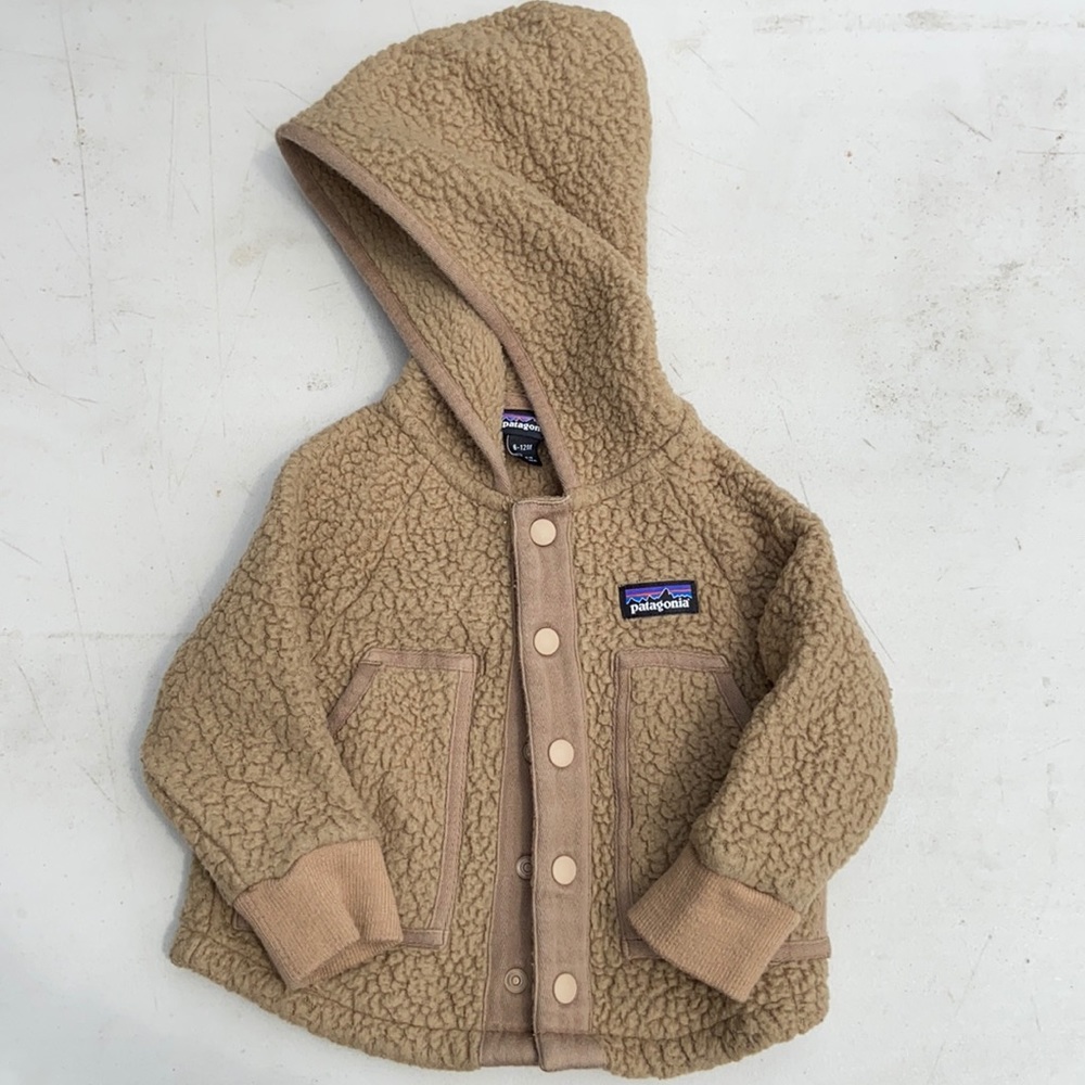 Patagonia Baby Teddy Fleece Hoodie (6-12M)
